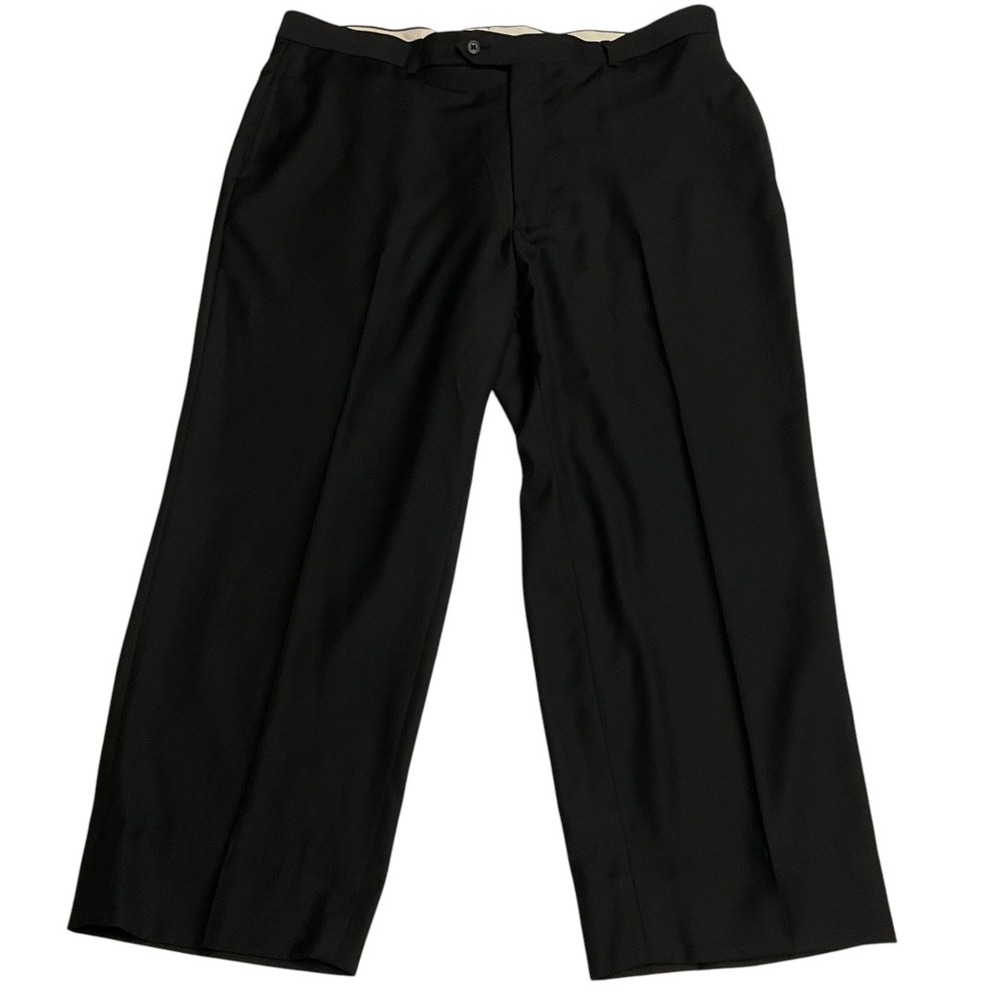 Joseph & Feiss Men's Dress Pants Black Trousers Office Career Size 40x32